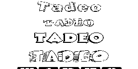 Coloriage Tadeo