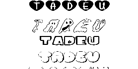 Coloriage Tadeu