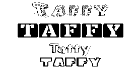 Coloriage Taffy