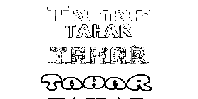 Coloriage Tahar