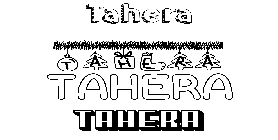 Coloriage Tahera