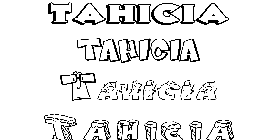 Coloriage Tahicia