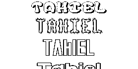 Coloriage Tahiel