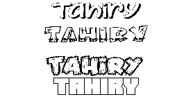 Coloriage Tahiry