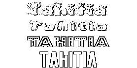 Coloriage Tahitia