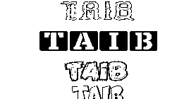 Coloriage Taib