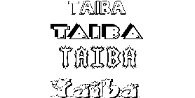 Coloriage Taiba