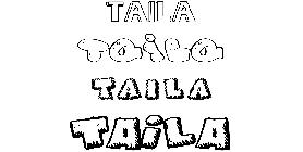 Coloriage Taila