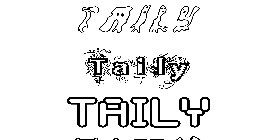 Coloriage Taily