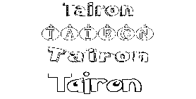 Coloriage Tairon