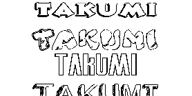 Coloriage Takumi