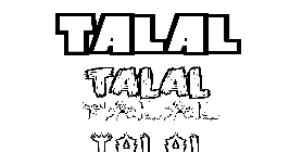 Coloriage Talal