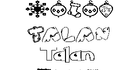 Coloriage Talan