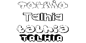 Coloriage Talhia