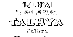 Coloriage Talhya