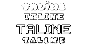 Coloriage Taline