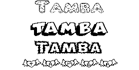 Coloriage Tamba
