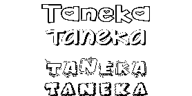 Coloriage Taneka