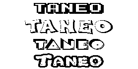 Coloriage Taneo