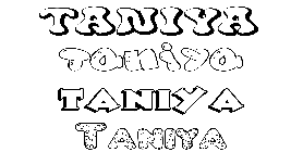 Coloriage Taniya