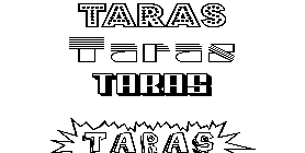 Coloriage Taras