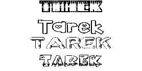 Coloriage Tarek
