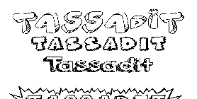 Coloriage Tassadit