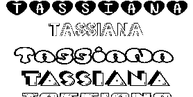 Coloriage Tassiana