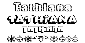Coloriage Tathiana