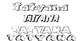 Coloriage Tatyana