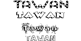 Coloriage Tawan