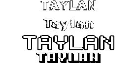 Coloriage Taylan