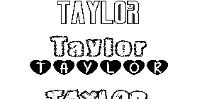 Coloriage Taylor