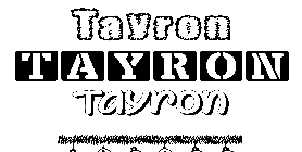 Coloriage Tayron