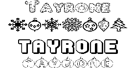 Coloriage Tayrone