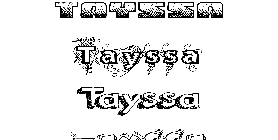 Coloriage Tayssa