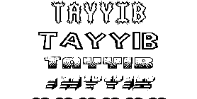 Coloriage Tayyib