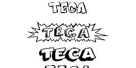 Coloriage Teca