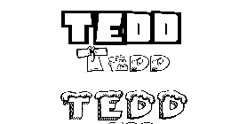 Coloriage Tedd