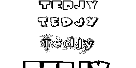 Coloriage Tedjy