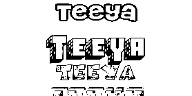 Coloriage Teeya