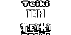 Coloriage Teiki