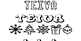 Coloriage Teiva