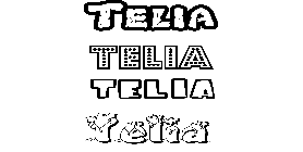 Coloriage Telia