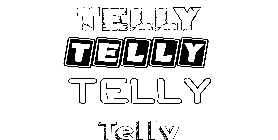 Coloriage Telly