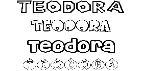 Coloriage Teodora