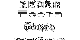 Coloriage Teora