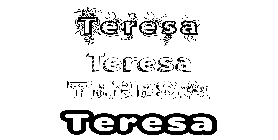 Coloriage Teresa