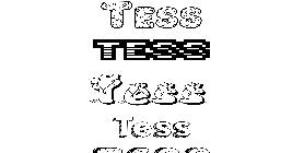 Coloriage Tess