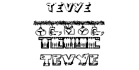 Coloriage Tevye